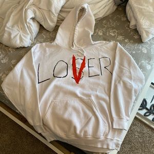 “it” loser/lover hoodie